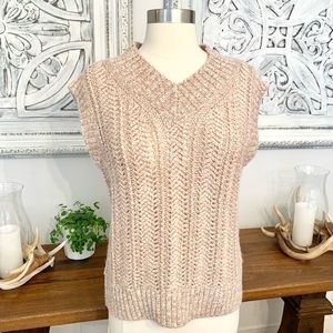 Club Monaco Neutral Sweater Vest
